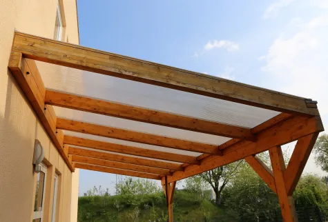 Nische Design GmbH, Terrassenüberdachung Holz, Carport Holz