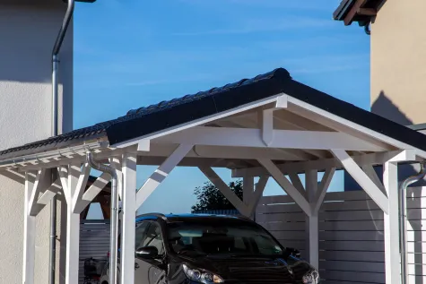Vule Bau GmbH, Terrassenüberdachung Holz, Carport Holz