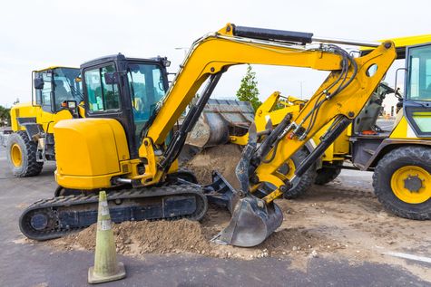Villieber Erde Abbruch Stein GmbH, Bagger mieten, Baumaschinenverleih