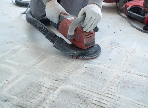 Bozic Estriche GmbH, Beton schleifen